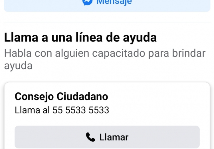 WE JOIN FACEBOOK IN FAVOR OF MENTAL HEALTH DURING COVID-19
